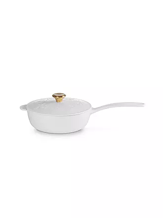 LE CREUSET | Stielkasserolle mit Deckel 21cm HOLLY Thyme | beige
